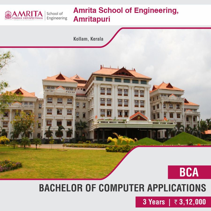 BCA at Amrita School of Engineering, Amritapuri, Kollam